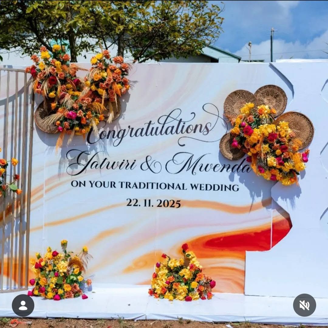 Premier Events & Decor traditional wedding customized backdrop
